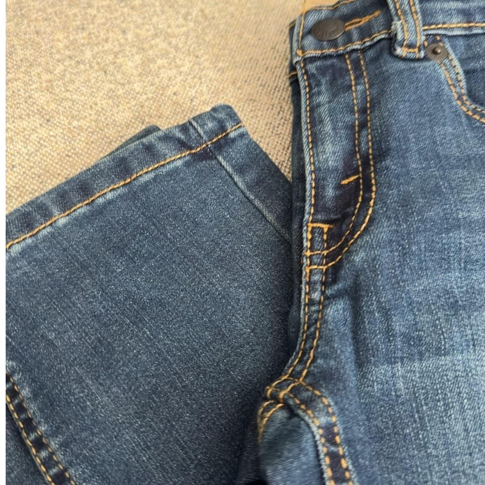 Levi's Blue Slim Jeans Classic Denim Style - Thumbnail 3