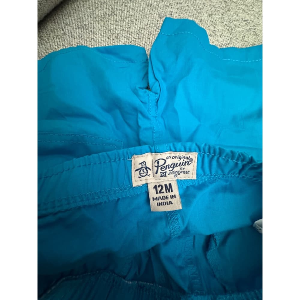 Boys Penguin Shorts Size‎ 12M Blue Casual - Thumbnail 3