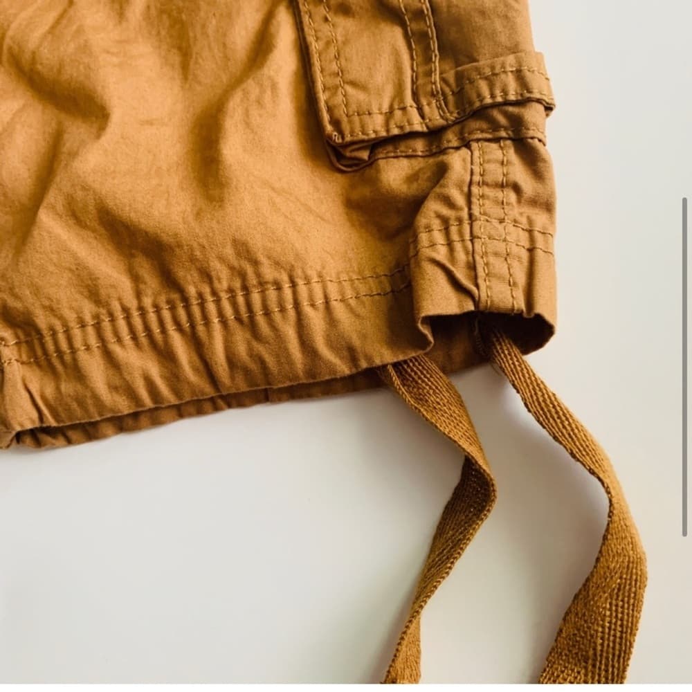 Brown Cargo Shorts for Men‎ - Thumbnail 4