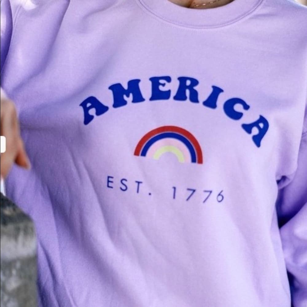 Lavander America EST Sweater - Thumbnail 4