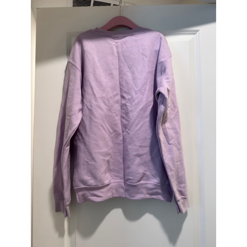 Women’s Gildan Sweatshirt Size S Purple America Est.‎ 1776 - Thumbnail 3