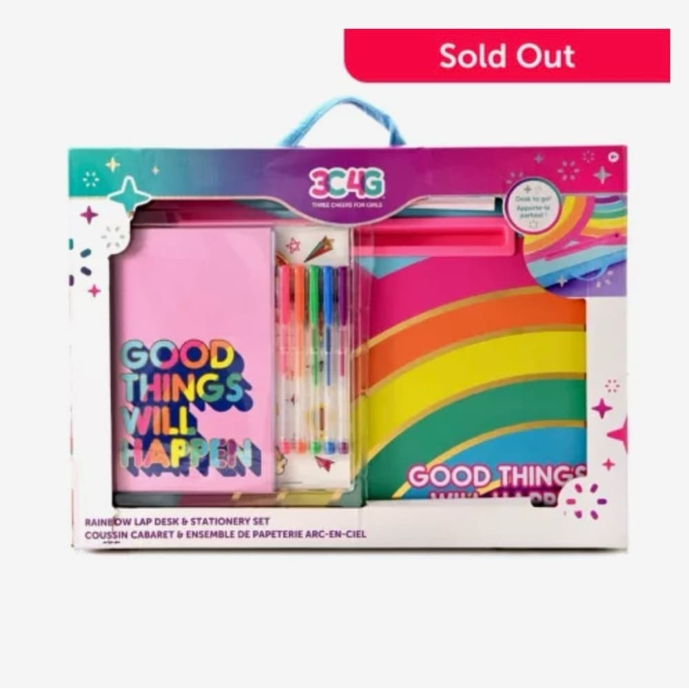 Colorful‎ Lap Desk with Notebook and Pens - Thumbnail 2