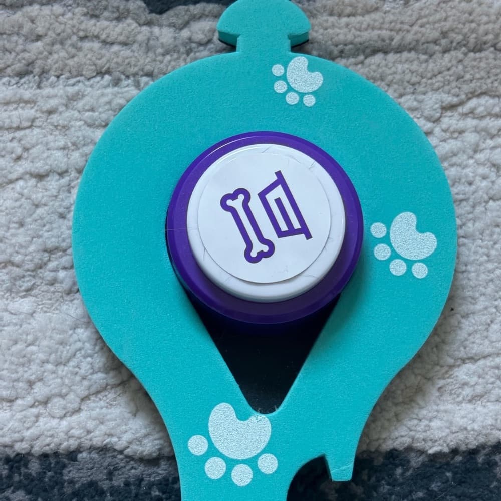 Dog Talking Button Set with Non-Slip Pad (Green) - 4X - Thumbnail 4