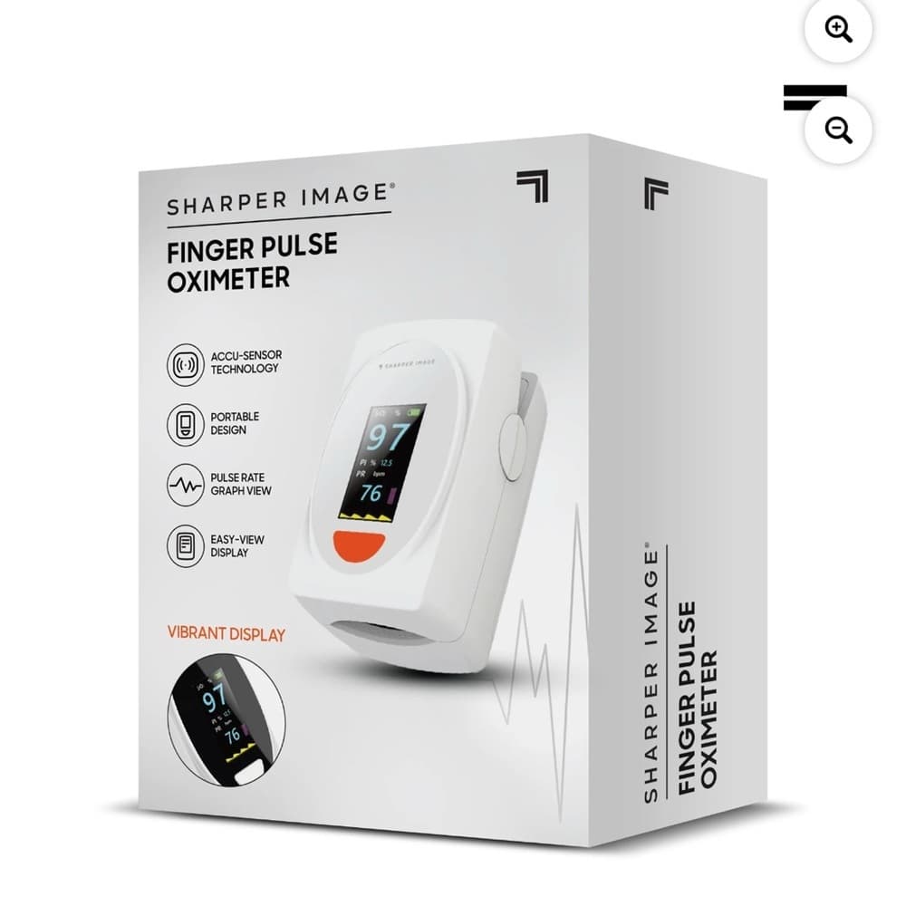 Sharper Image White Digital Oximeter - Thumbnail 5