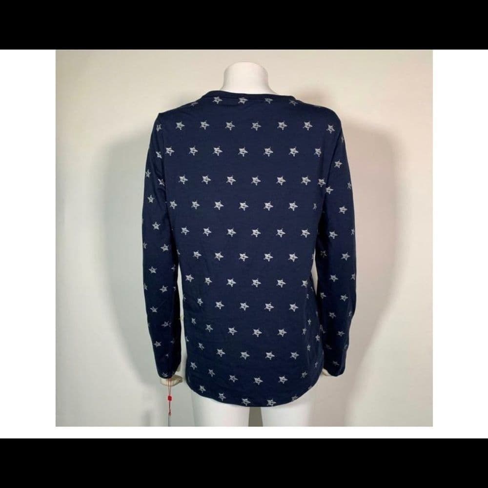 Tommy Hilfiger Blue Sport Long Sleeves Navy Stars - Thumbnail 2