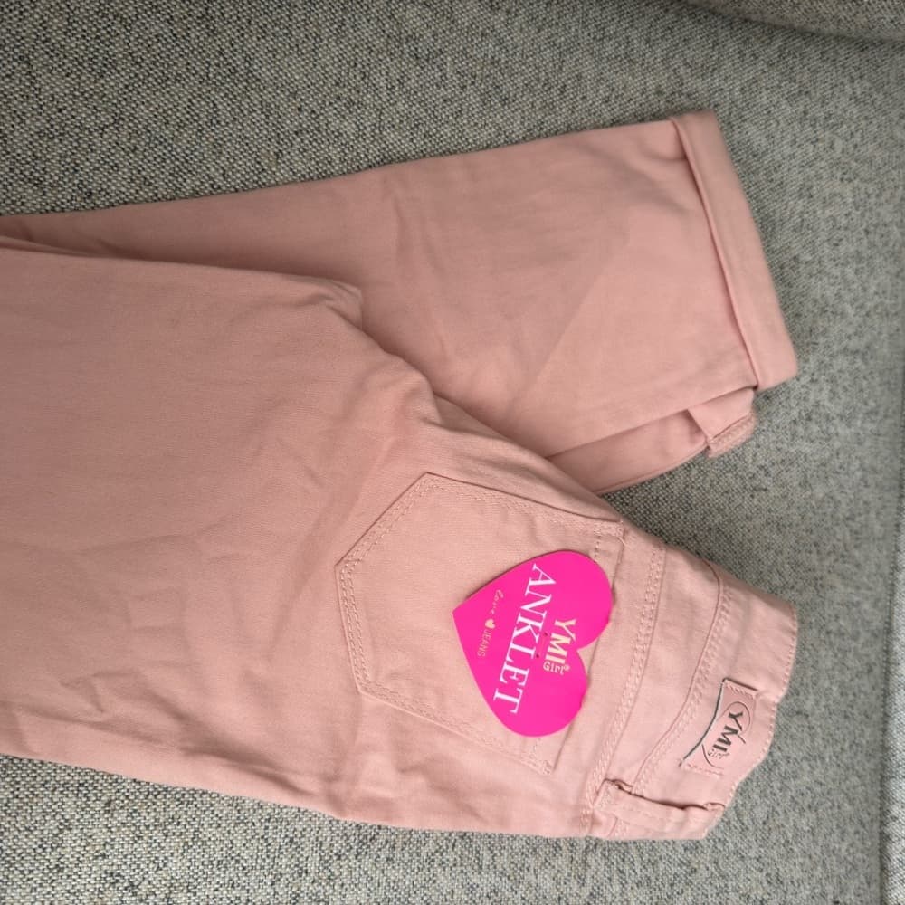 YMI Pink Ankle Cropped‎ Jeans Stretchy Fit - Thumbnail 3