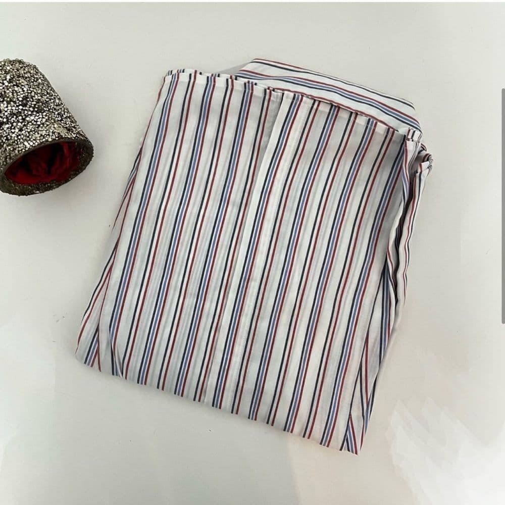 Tommy Hilfiger Red and Blue Striped Blouse - Thumbnail 3
