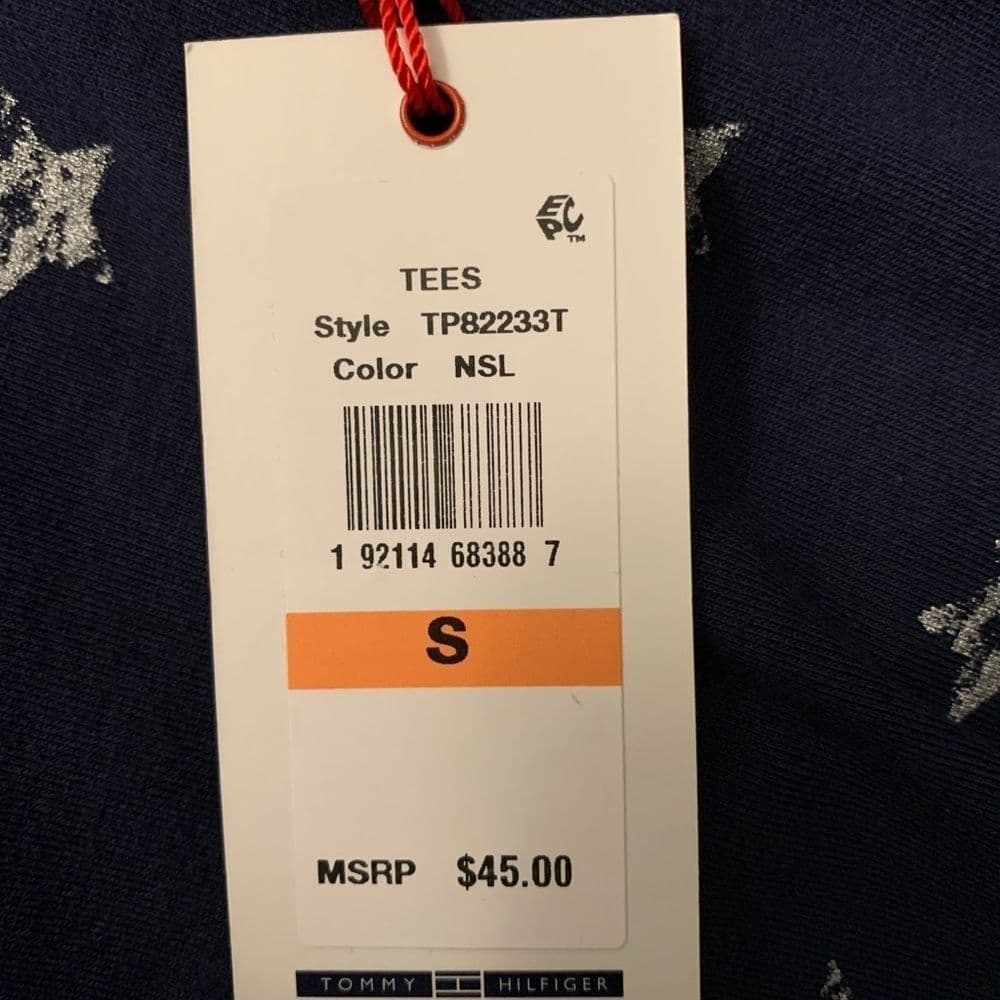 Tommy Hilfiger Blue Sport Long Sleeves Navy Stars - Thumbnail 6