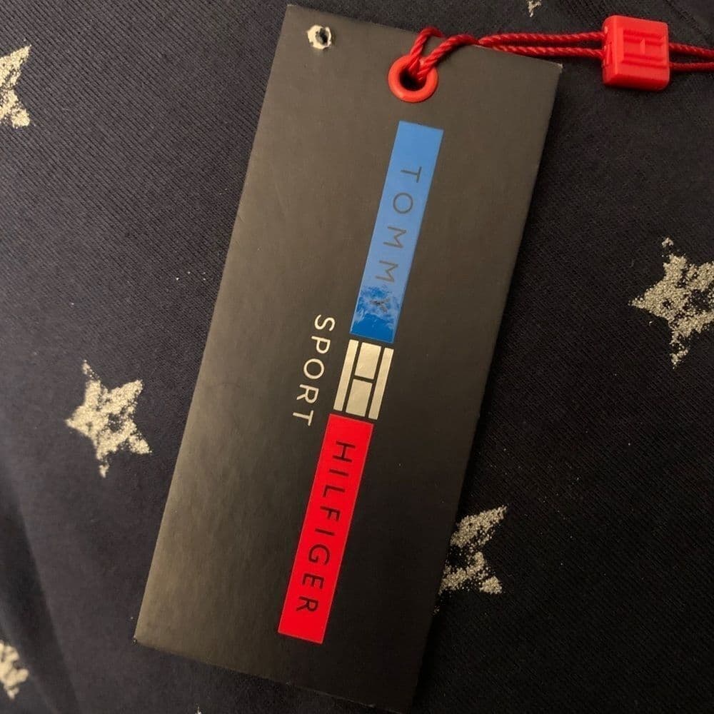Tommy Hilfiger Blue Sport Long Sleeves Navy Stars - Thumbnail 3