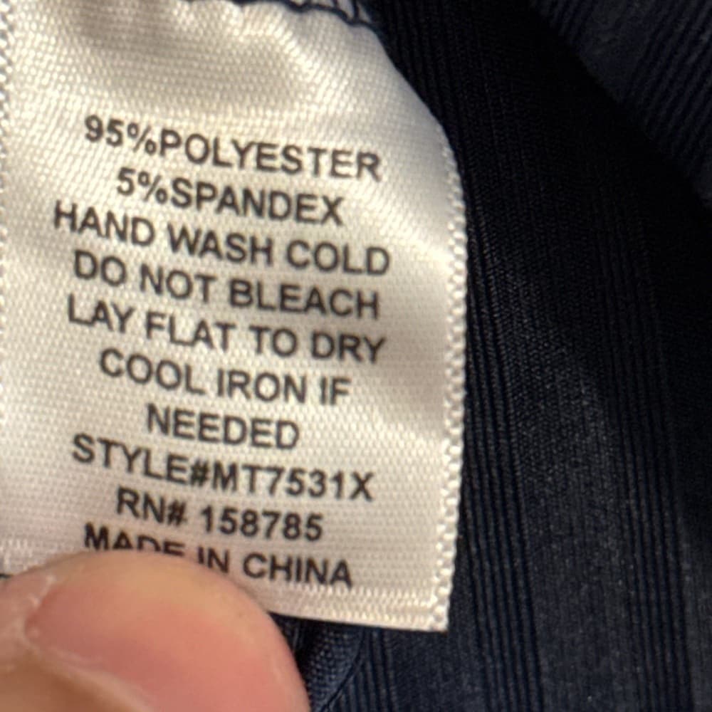 Women’s Navy‎ Blue Shirt with Gold Accents - Thumbnail 6