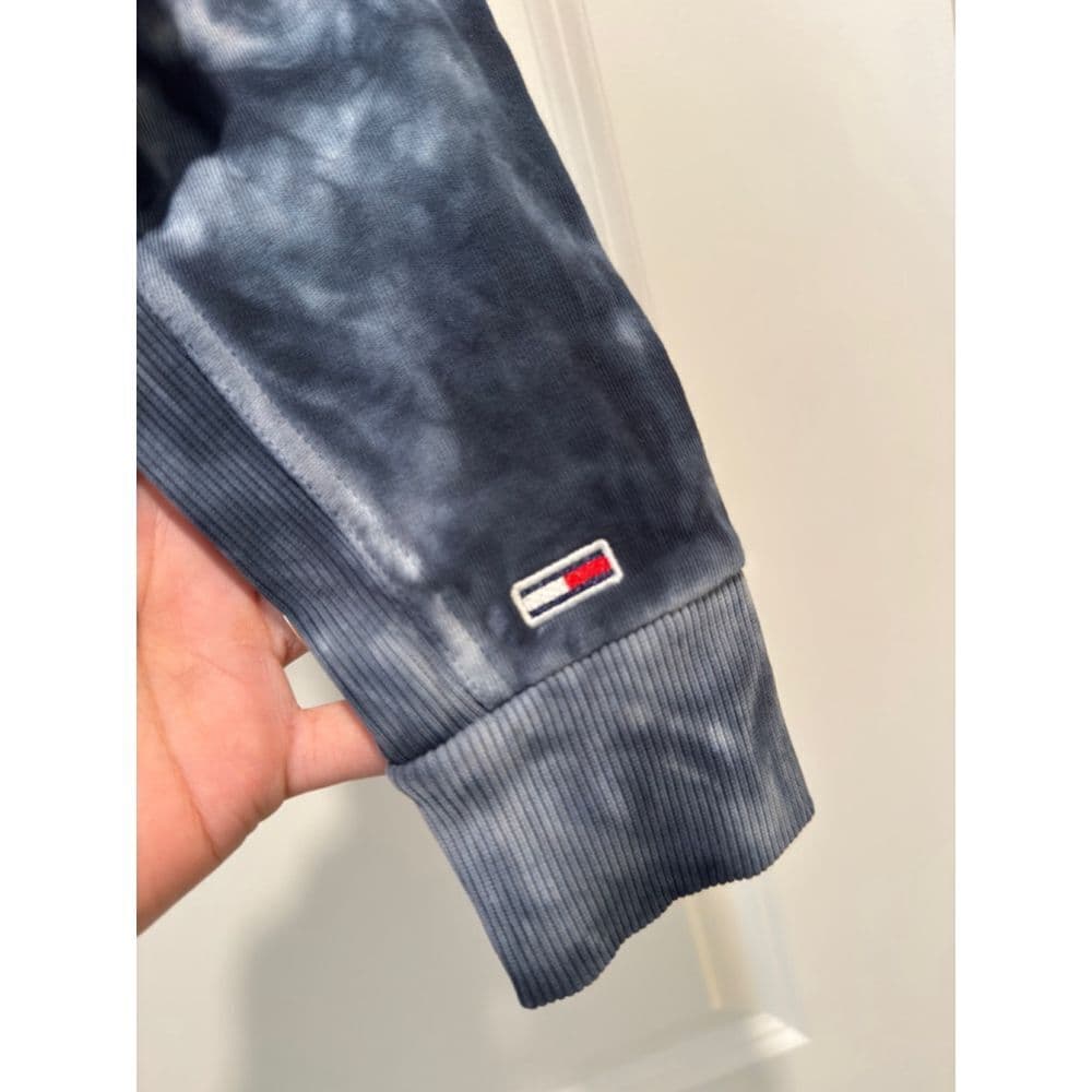 Girls Tommy Jeans Sweatshirt XS Blue Tie Dye - Thumbnail 8