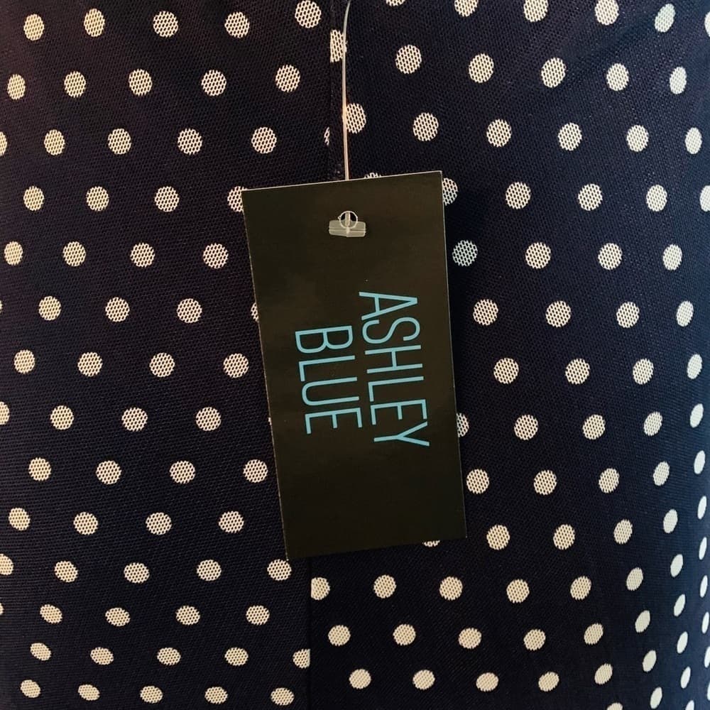 Women’s blue polka dot skirt L - Thumbnail 5