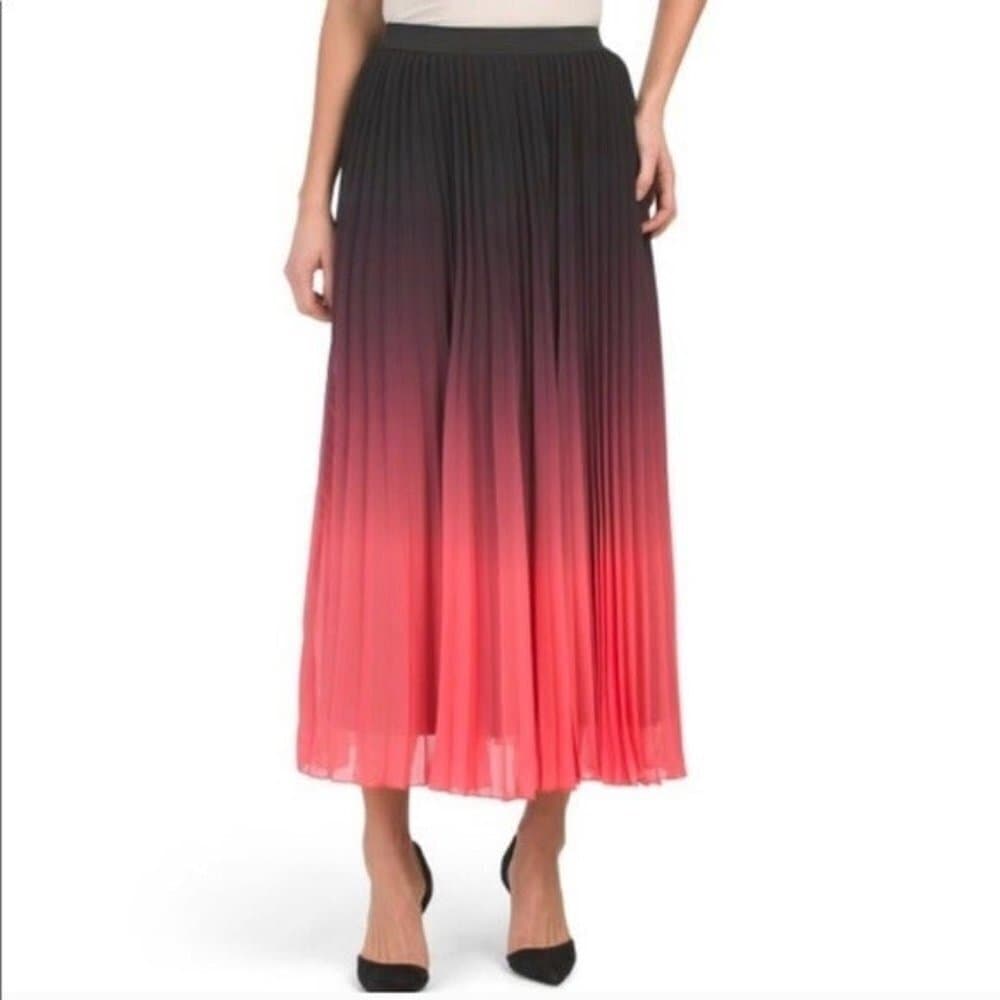 WD.NY Ombré Pleated Skirt