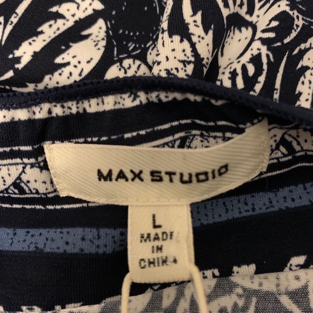 Max Studio Women'sPrinted Matte Jersey Tra… - Thumbnail 7