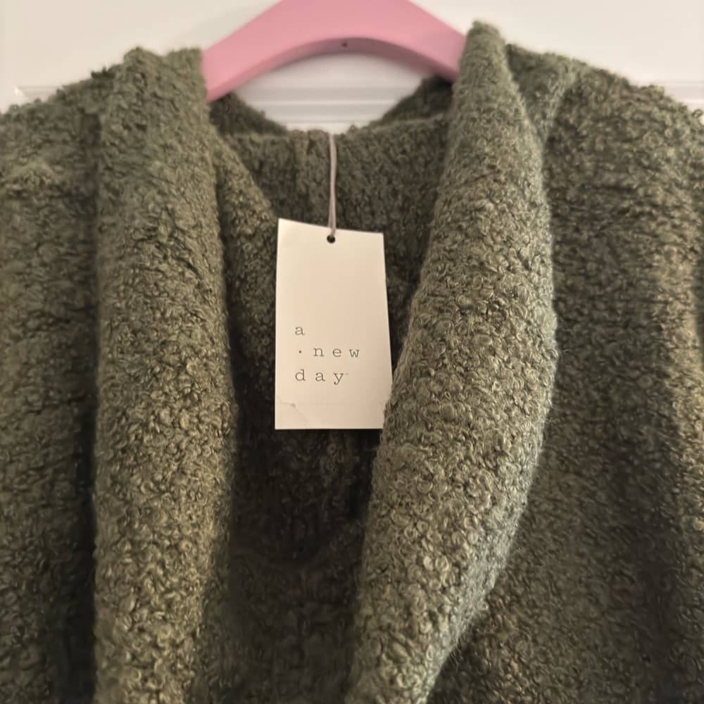 A New Day Textured Green Cardigan - Thumbnail 5