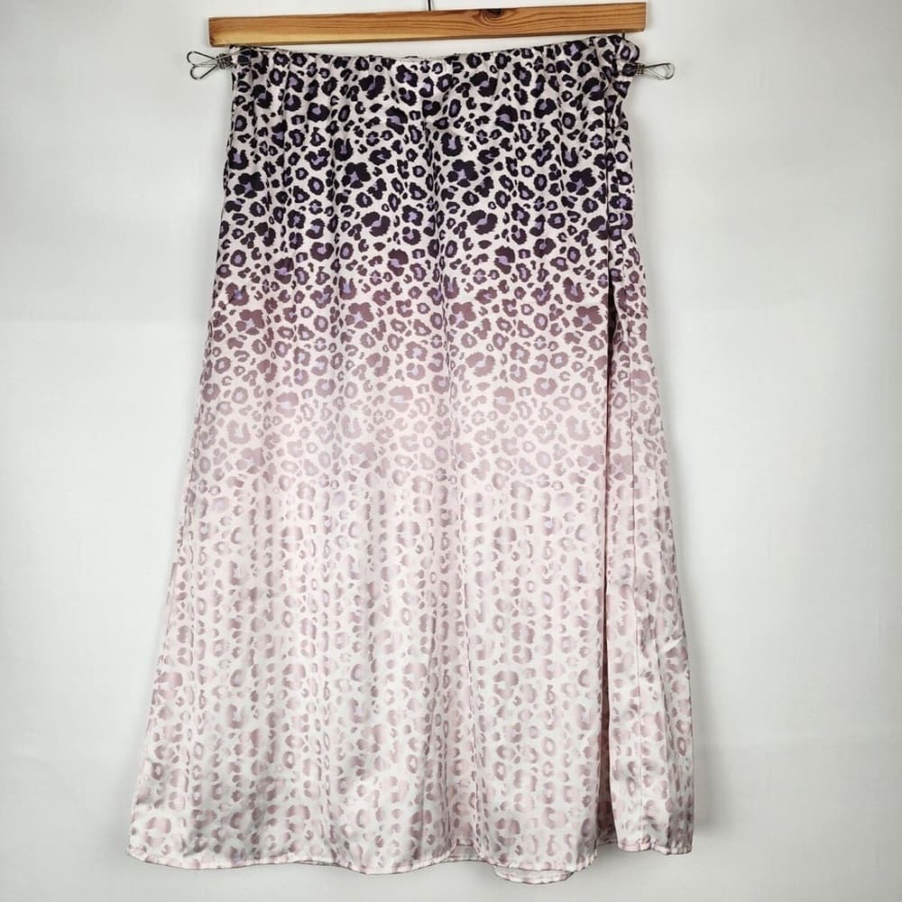 WD.NY Black and White Pleated Midi Skirt Cocktail