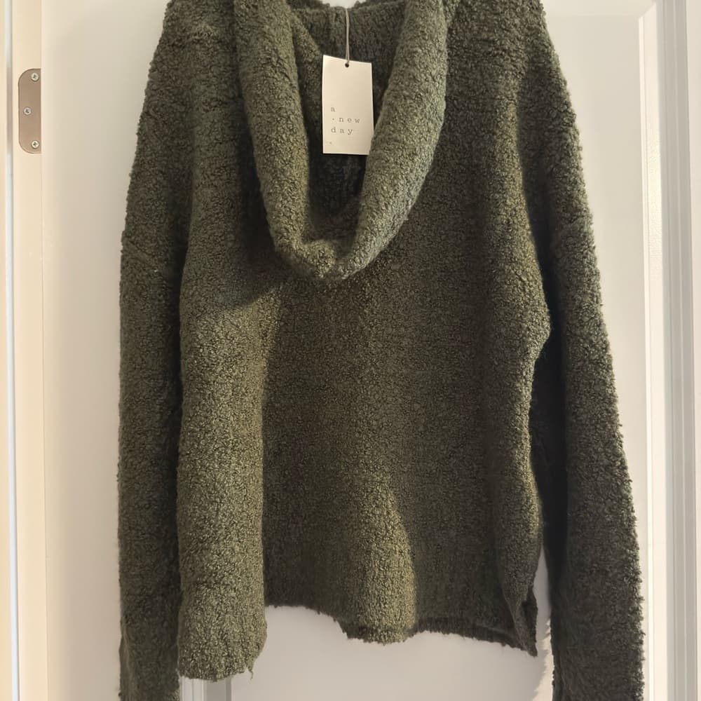 A New Day Textured Green Cardigan - Thumbnail 3