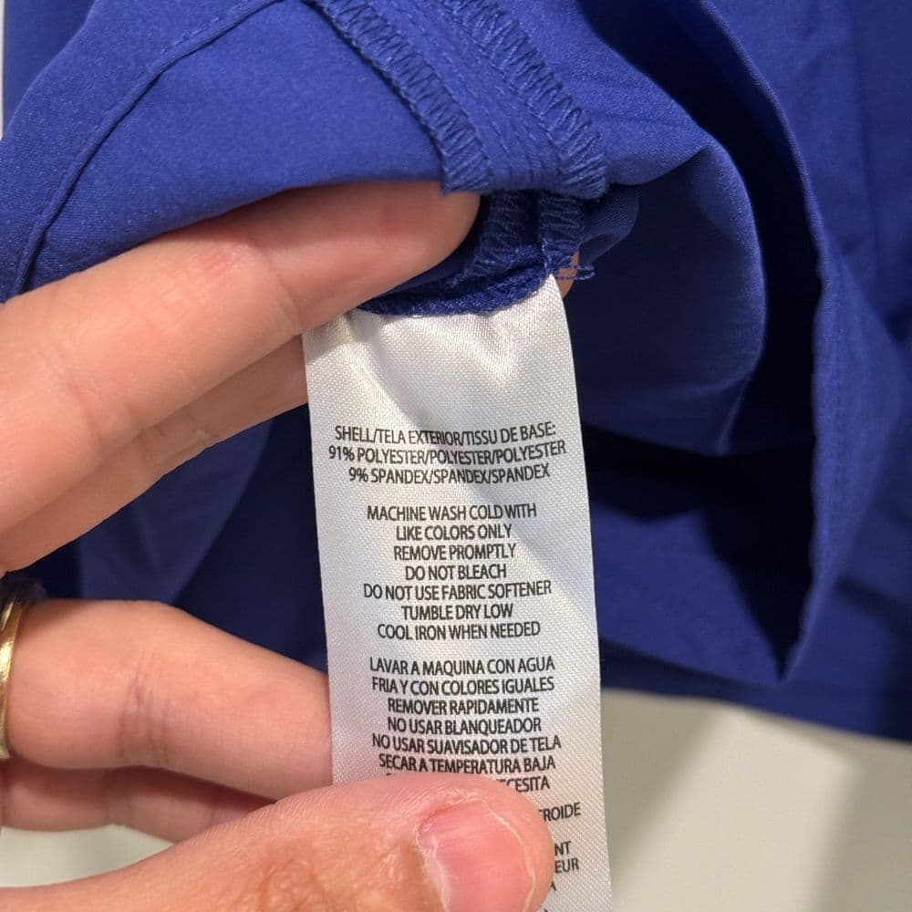 Calvin Klein Vibrant Blue Blouse - Thumbnail 9