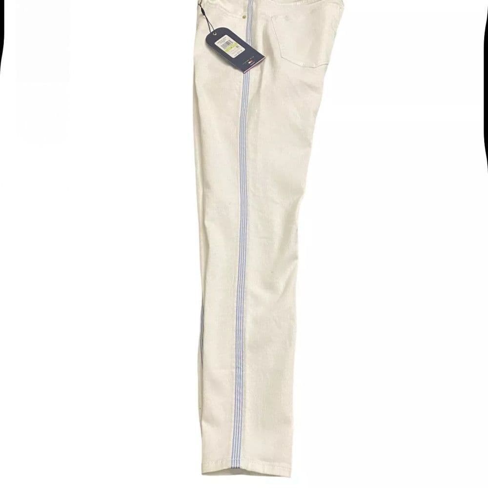 Tommy Hilfiger White Pants with Blue Accents - Thumbnail 5