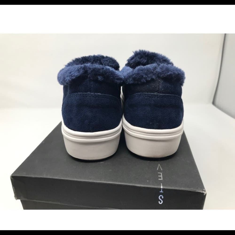 Steven‎ Madden Cuddles Navy Suede - Thumbnail 3