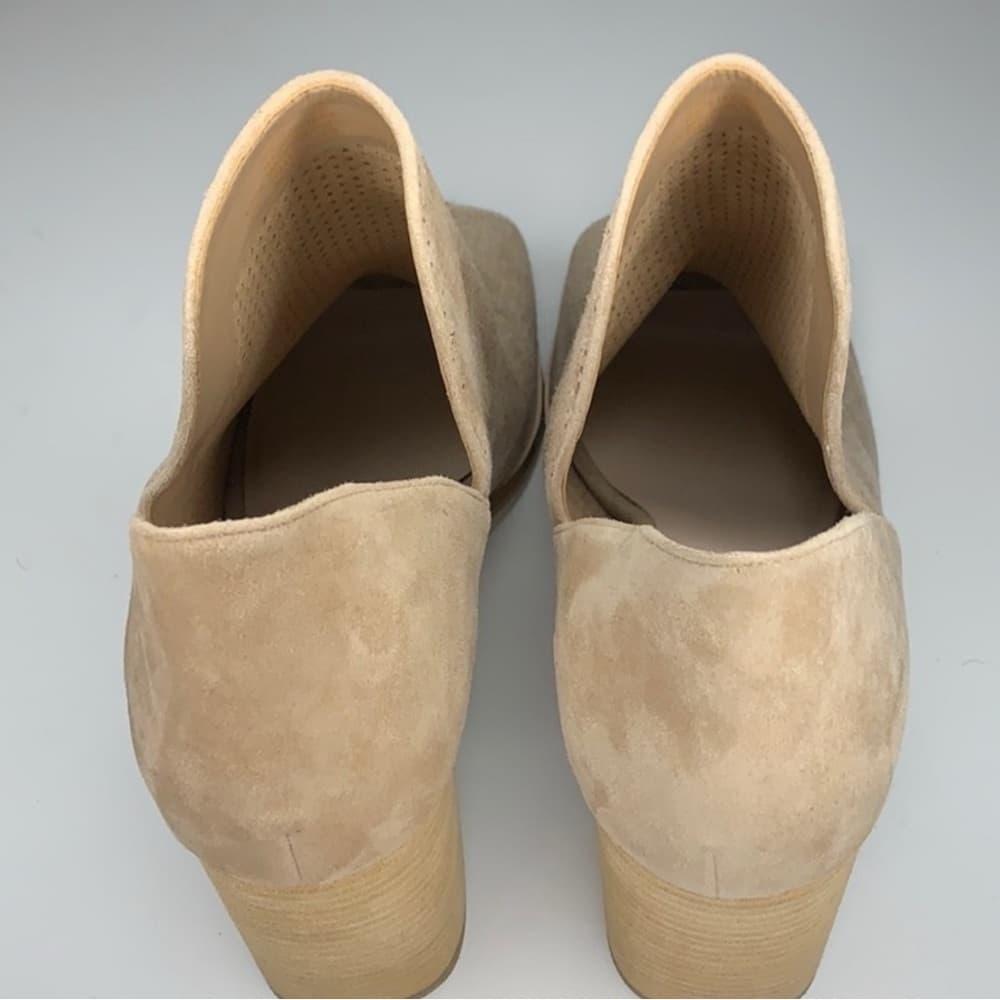 Cole Haan Tan Mules with Suede Finish - Thumbnail 3