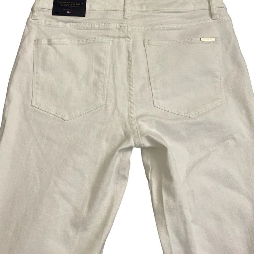 Tommy Hilfiger White Pants with Blue Accents - Thumbnail 2