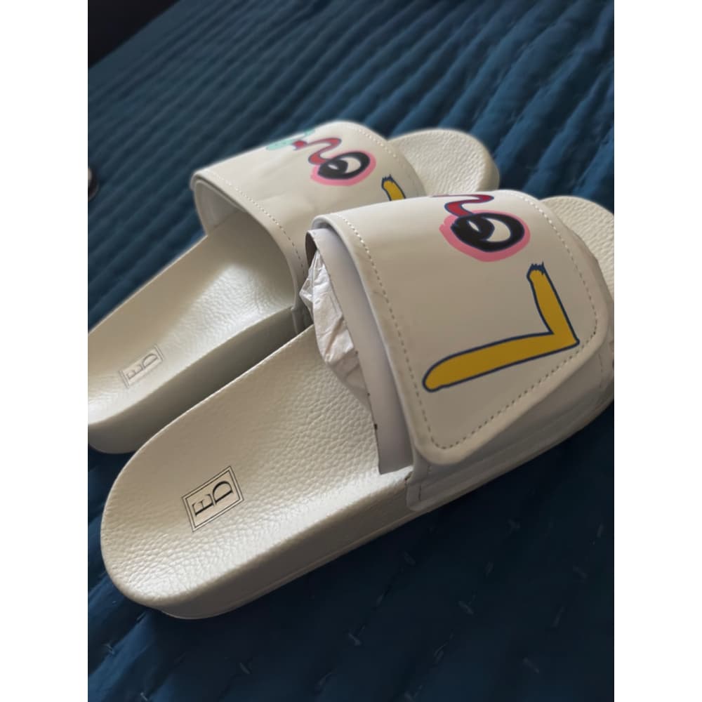 Women's Unbranded Slides‎ Size 6 White - Thumbnail 2