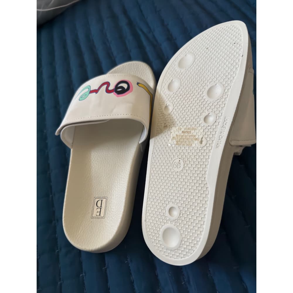 Women's Unbranded Slides‎ Size 6 White - Thumbnail 4