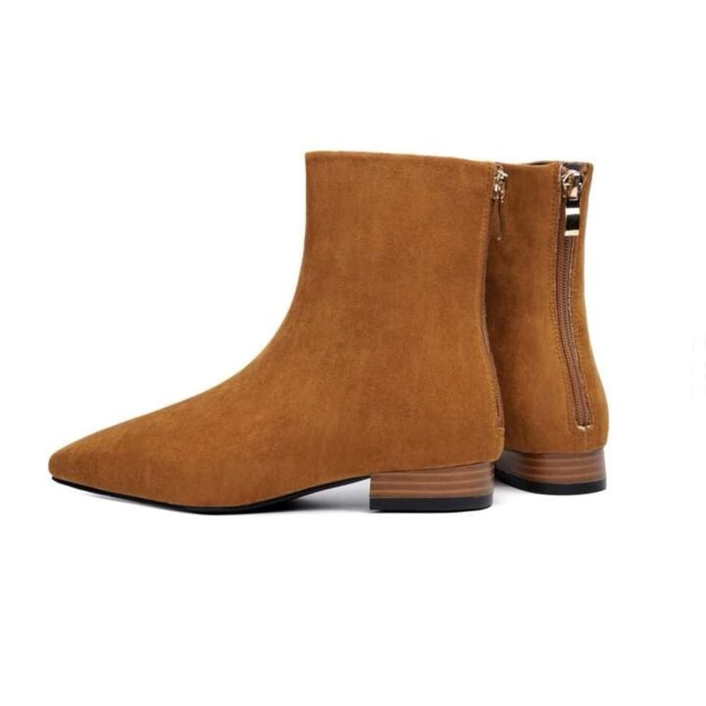 Tan Ankle Boots‎ for Women - Thumbnail 3