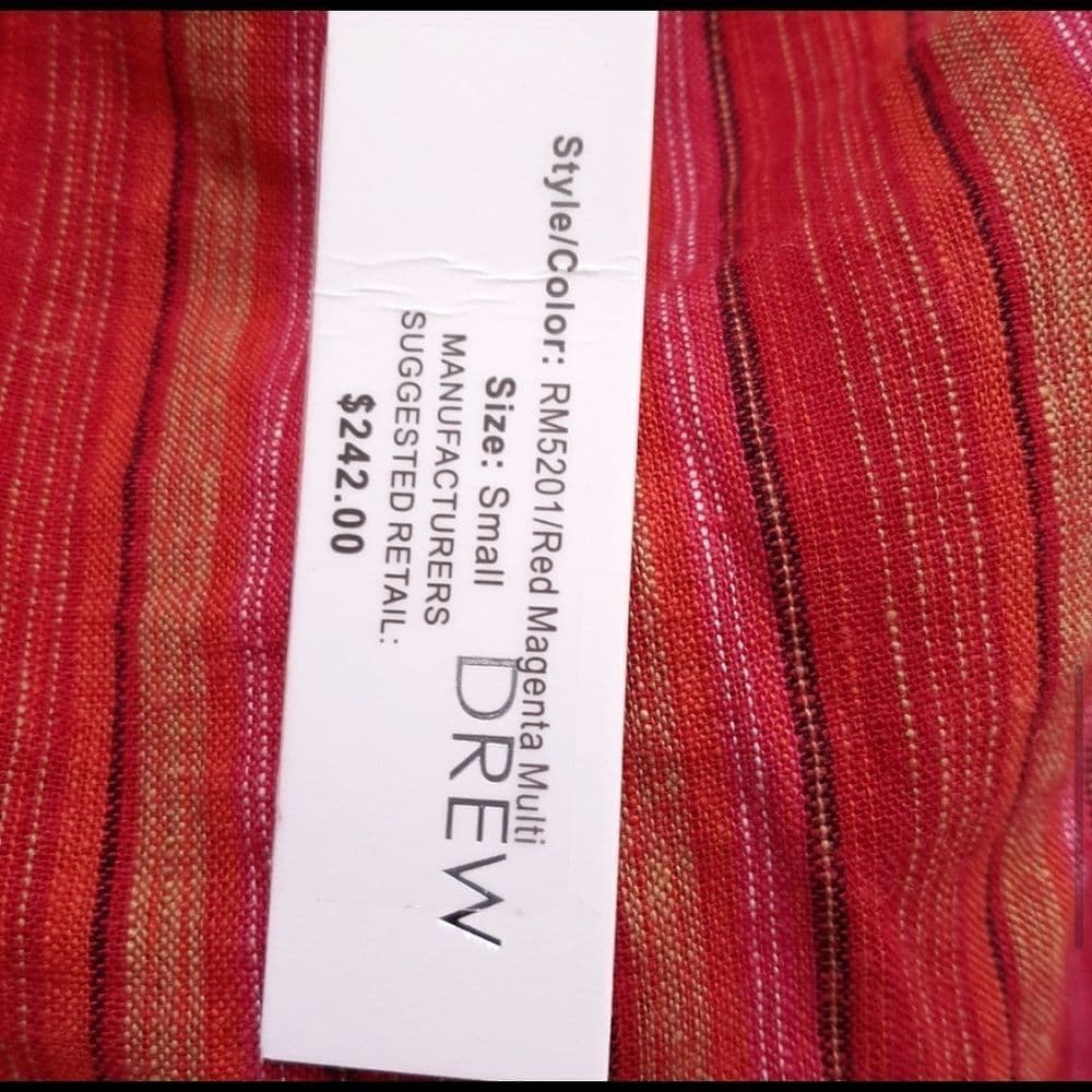 Anthropologie DREW Emerson Red Strapless Jumpsuit - Thumbnail 4