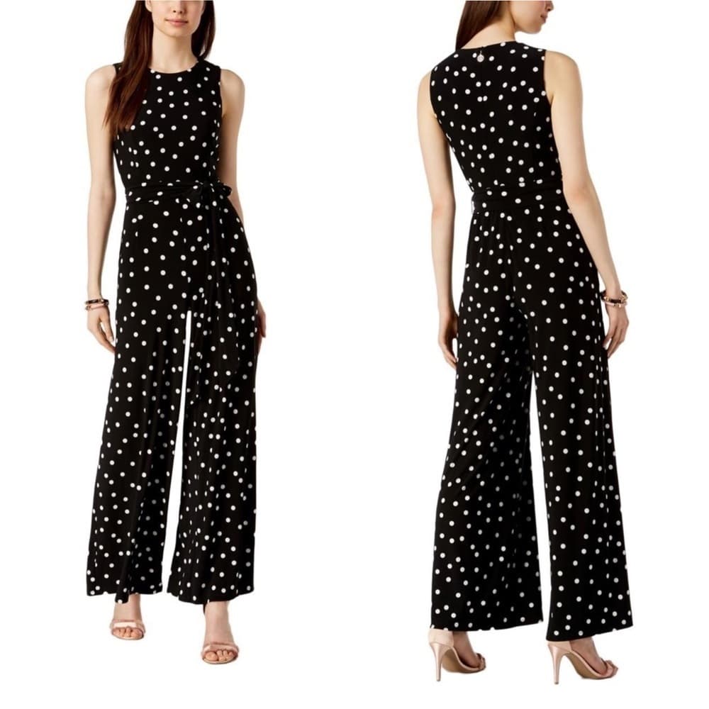 Tommy Hilfiger Women Polka Dot Sleeveless‎ Jumpsuit
