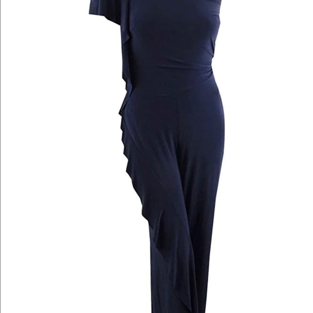 🆕RALPH LAUREN Ruffled Flutter Sleeves Jumpsuit - Thumbnail 6