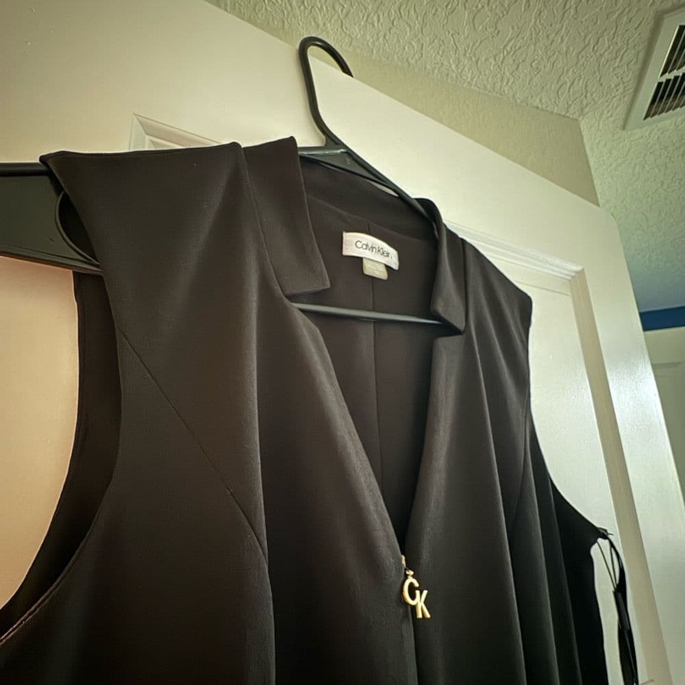 Calvin Klein Black Jumpsuit with Classic Silhouette - Thumbnail 4