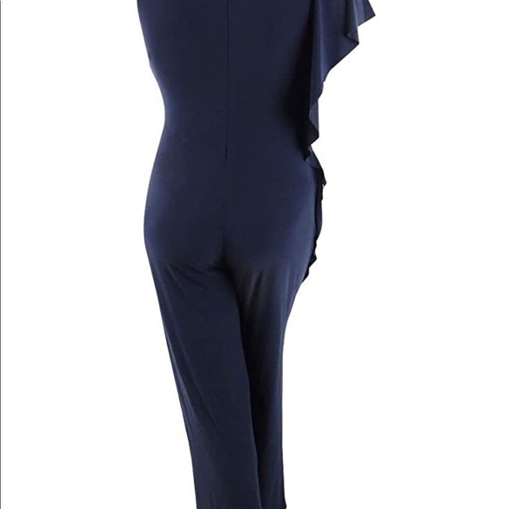 🆕RALPH LAUREN Ruffled Flutter Sleeves Jumpsuit - Thumbnail 5