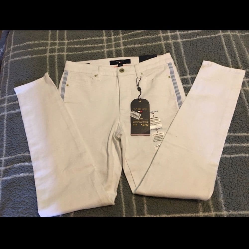 Tommy Hilfiger woman’s White Denim pants - Thumbnail 3