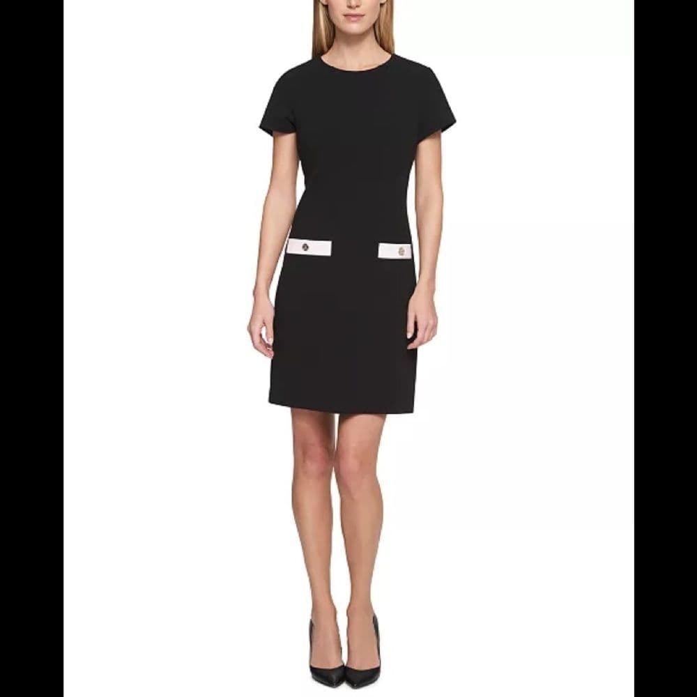 Tommy Hilfiger Faux-Pocket Shift Dress