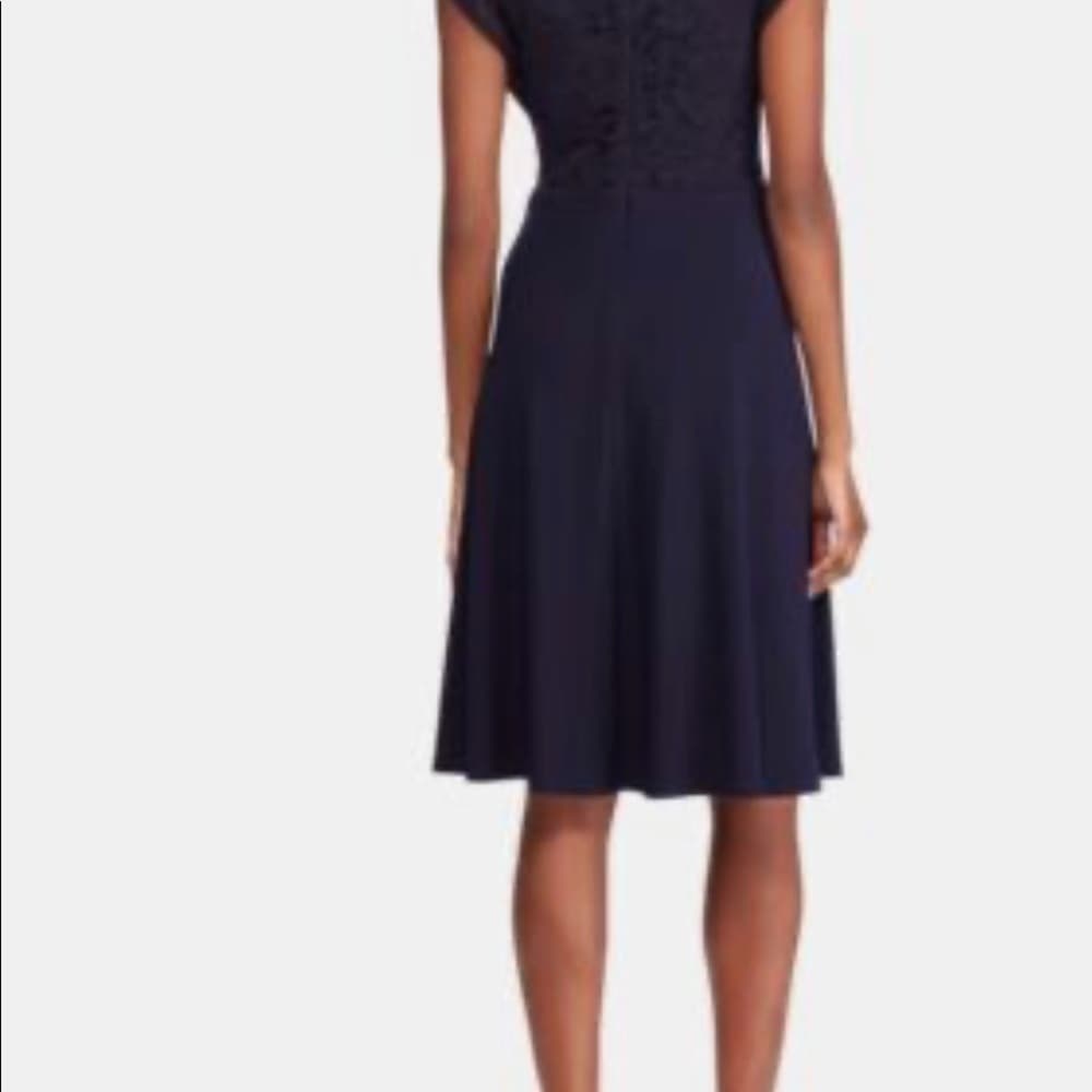 🆕 Lauren Ralph Lauren Petite Lace-Bodice Dress - Thumbnail 2