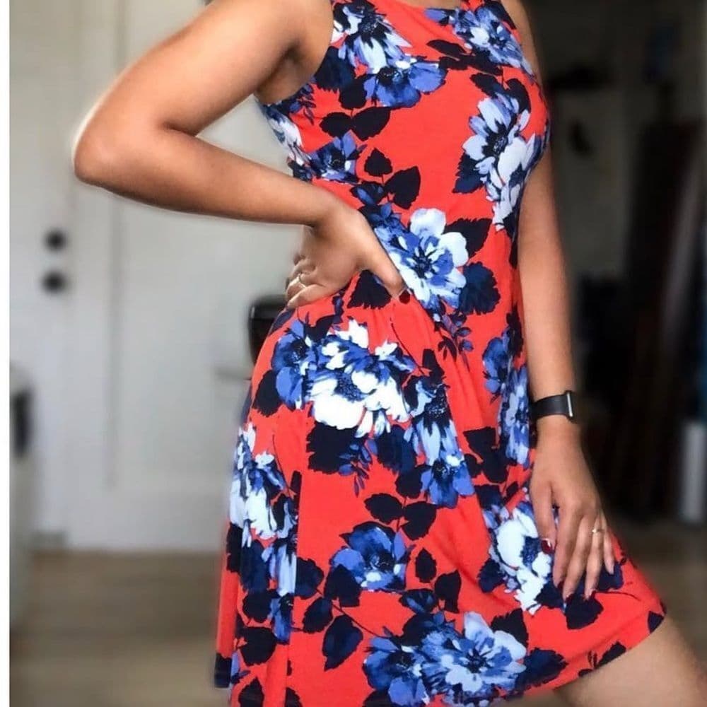 Tommy Hilfiger Orange Halter Sundress