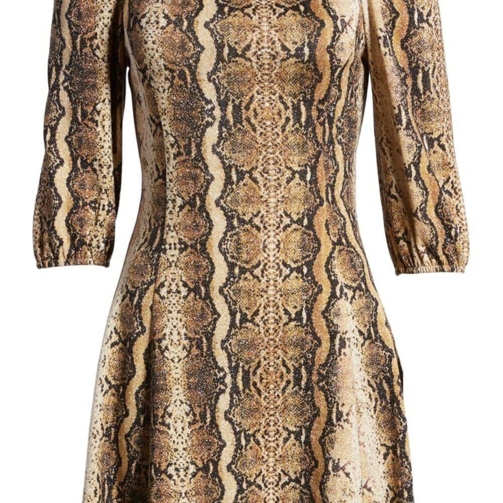 🆕Speechless Snakeprint Fit & Flare Dress - Thumbnail 4