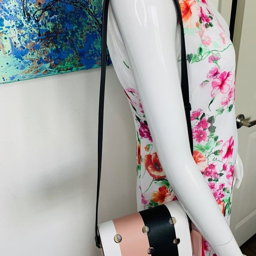 Calvin Klein Women's Floral A-Line‎ Dress - Thumbnail 2