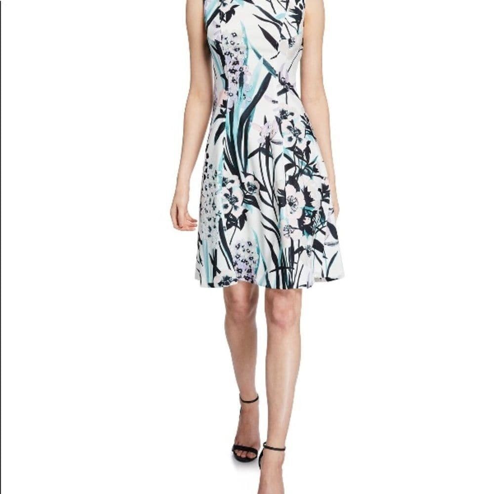 🆕 Tommy Hilfiger Women's Delphinium Print Dress - Thumbnail 4