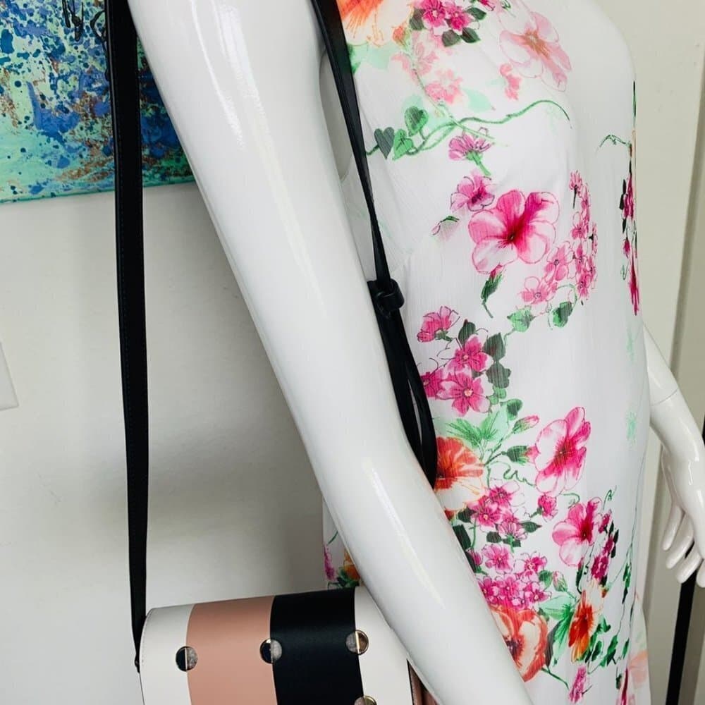 Calvin Klein Women's Floral A-Line‎ Dress - Thumbnail 3