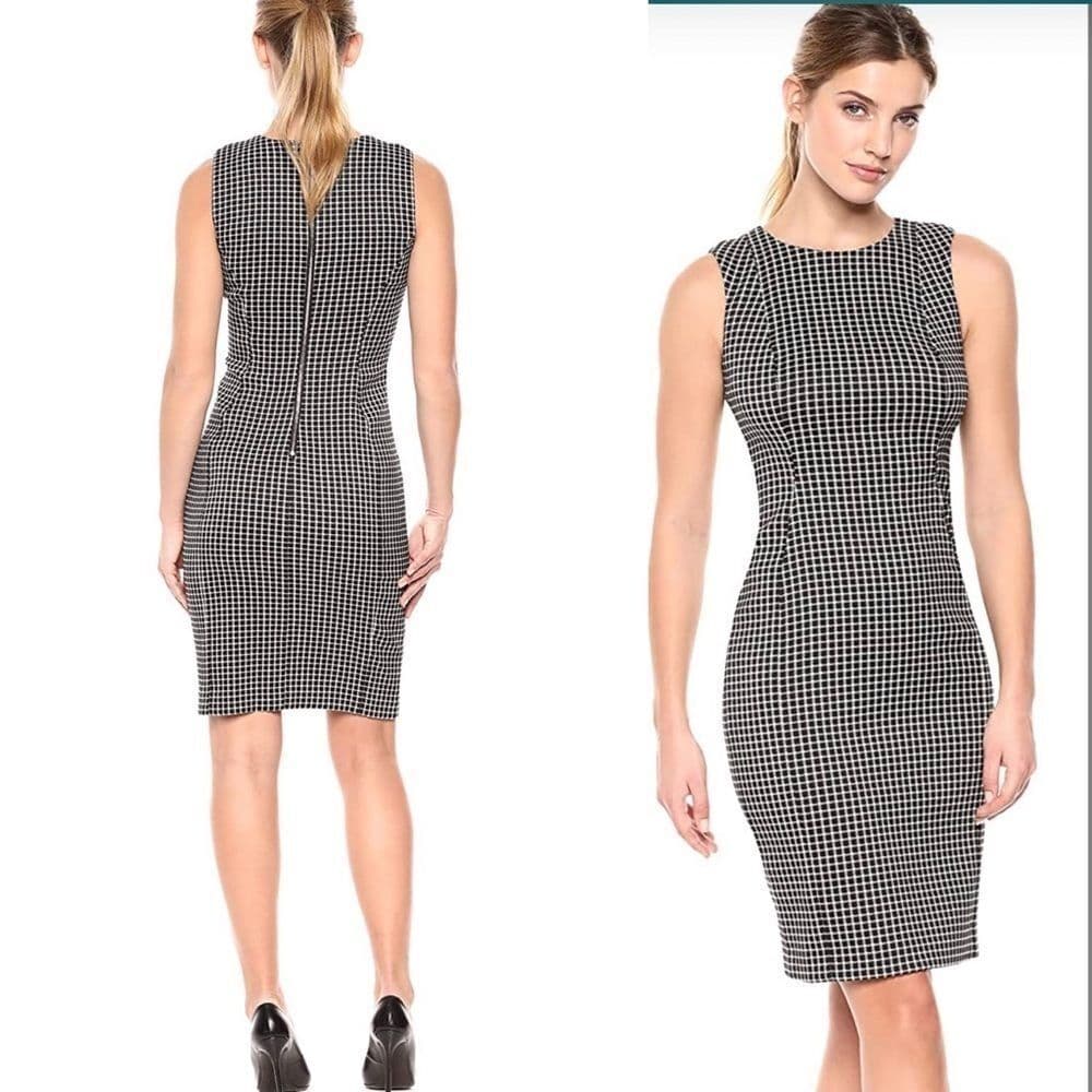 🆕 Calvin Klein Women's Sleeveless T Sheath Dress - Thumbnail 2
