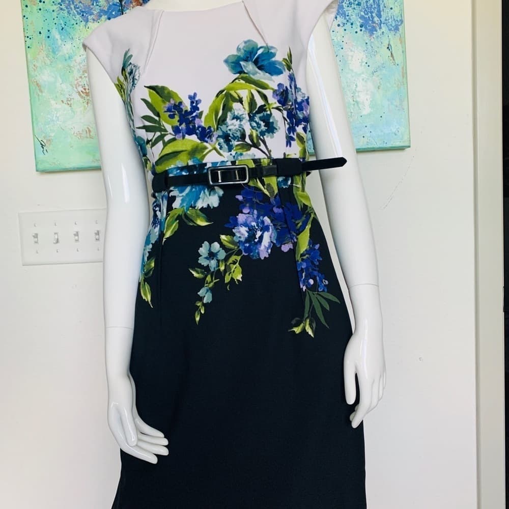 🆕 Connected Apparel‎ Women's Floral dress - Thumbnail 7