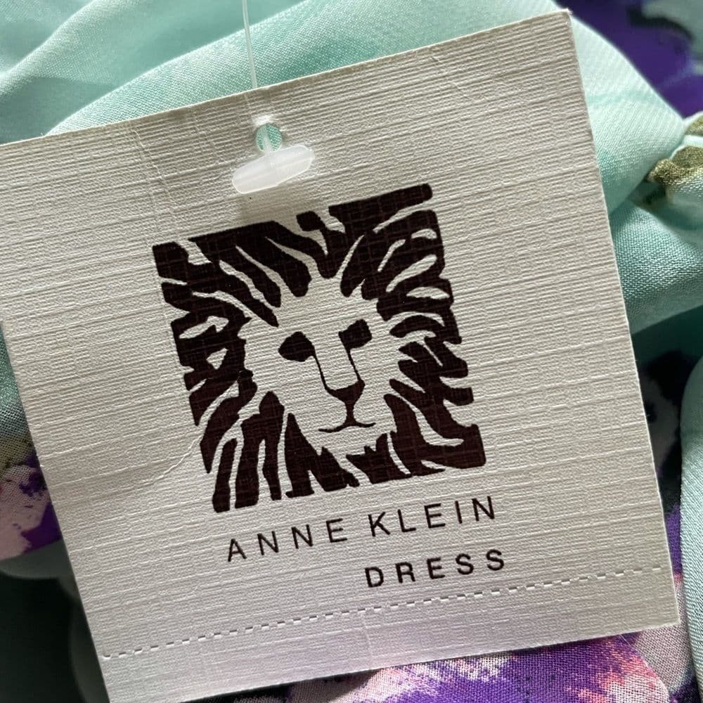 Anne Klein Floral Midi Dress - Thumbnail 6