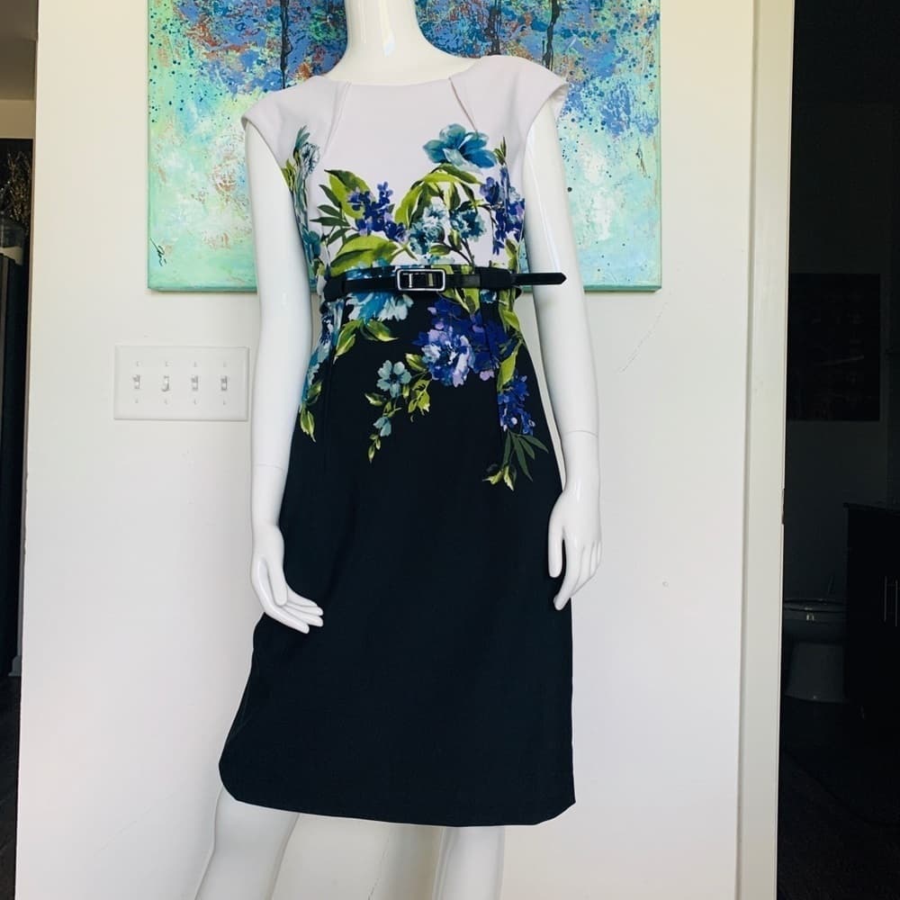 🆕 Connected Apparel‎ Women's Floral dress - Thumbnail 2