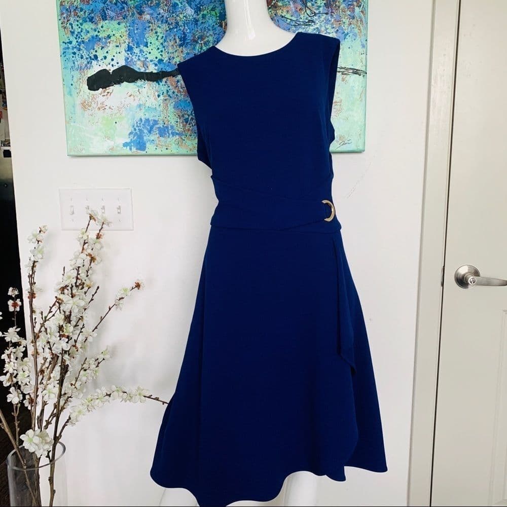 DKNY woman’s blue dress - Thumbnail 3