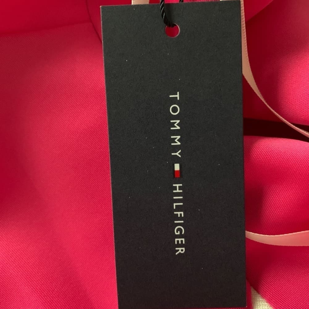 Tommy Hilfiger Women's‎ Assymetrical Pink Dress - Thumbnail 4