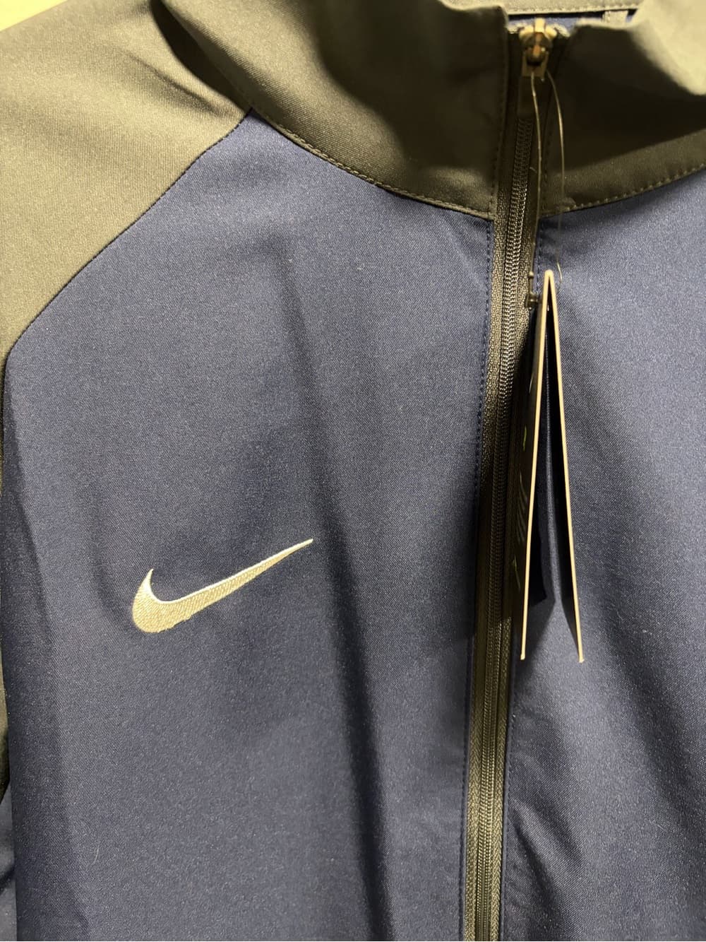 Nike Men's Navy & Charcoal Full-Zip Performance Jacket - Thumbnail 2
