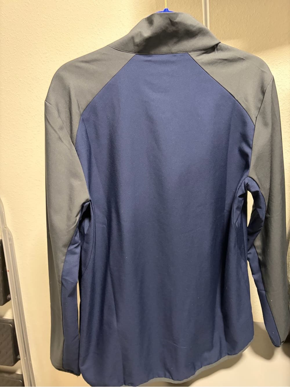 Nike Men's Navy & Charcoal Full-Zip Performance Jacket - Thumbnail 6